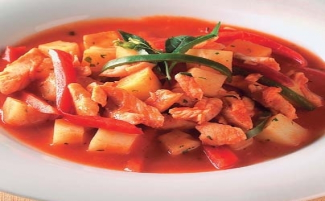Bacalao con pimientos